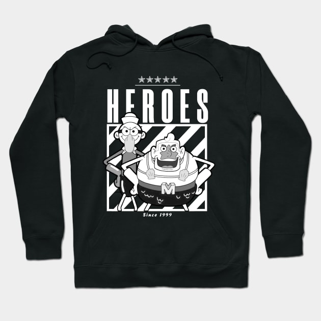 BIKINI BOTTOM HEROES Hoodie by Skywiz